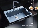 Chậu rửa chén đá Việt Mỹ V1N